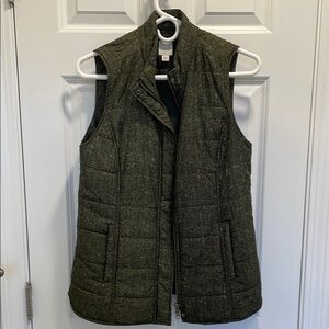 Women's Green Quilted Vest
